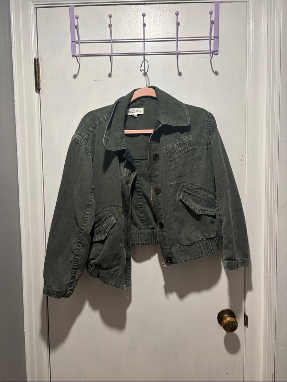 ALEX MILL 9th street cotton bomber jacket - Picture 2 of 7